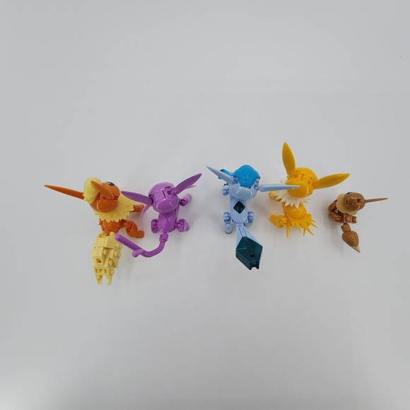 Lot of 5 Pokemon MEGA Construx Articulated Building Block Figures 2019 Eevee - Picture 5 of 10